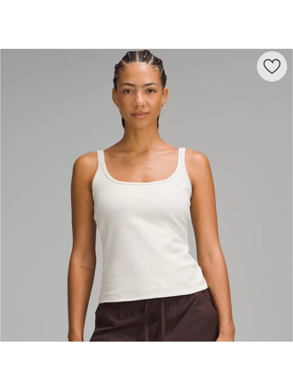 Lululemon Slim fit Stretch cotton tank